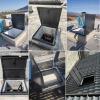 Galvanized Steel Access Hatch, 36.0 x 38.0 in, for Basement Window Wells, Durable, Easy to Install, Powder-Coated Roof Access Panel view 2
