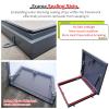 Galvanized Steel Access Hatch, 36.0 x 38.0 in, for Basement Window Wells, Durable, Easy to Install, Powder-Coated Roof Access Panel view 3