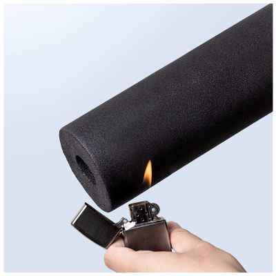 Pipe Insulation Foam, Air Conditioner Thermal Insulation Tube, Black (76 mm x 20 mm x 2 m)