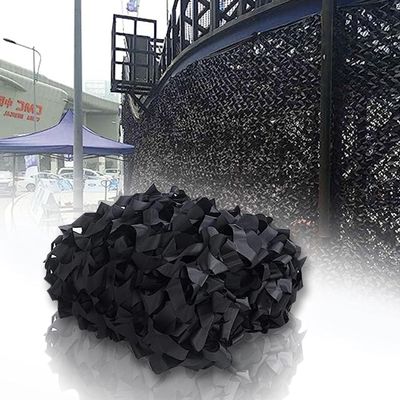 3 x 3 m Black Camouflage Net for Shade, Privacy, Camping, and Outdoor Use