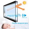Aluminum Flat-Roof Skylight, Ventilated Hatch, 85 x 90 cm view 3