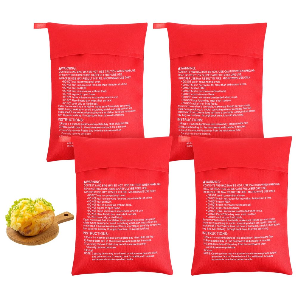 Cobee Microwave Potato Bags - Set of 4