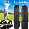 Golf Travel Bag with Wheels, Heavy-Duty Club Travel Cover view 2