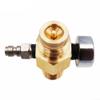 Stainless Steel HPA Regulator Adapter for Air Cylinder Leak Testing, 5/8-18UNF or M18x1.5 Thread view 2