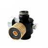 Stainless Steel HPA Regulator Adapter for Air Cylinder Leak Testing, 5/8-18UNF or M18x1.5 Thread view 3