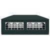 WGYHOME 3 x 6 m Green Party Tent, Water- and UV-Resistant, Steel Frame, Sidewalls & Zipper Door view 4