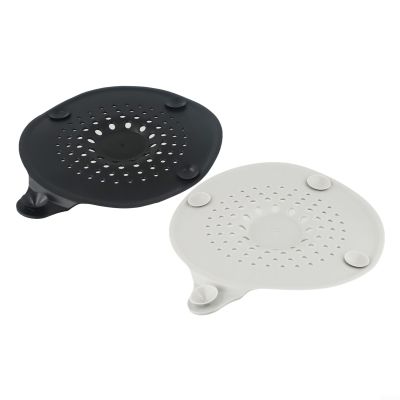 Silicone Shower Drain Cover with Strong Suction Cup