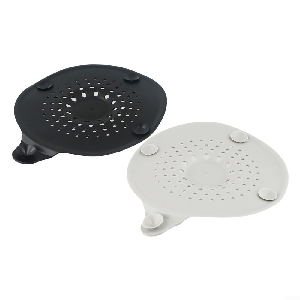 Silicone Shower Drain Cover with Strong Suction Cup