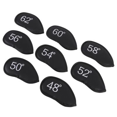 Gedourain 8-Piece PU Leather Iron Headcover Set, 48-62
