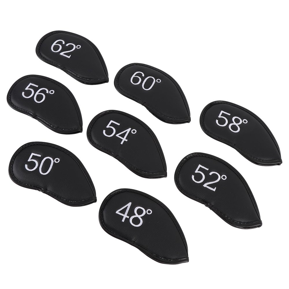 Gedourain 8-Piece PU Leather Iron Headcover Set, 48-62