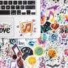 Fopytu Music Note Stickers, 50 pcs, Fun Series view 2