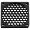 AERZETIX Set of 4 Black Plastic Fan Grilles, 60 x 60 mm view 1