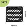 AERZETIX Set of 4 Black Plastic Fan Grilles, 60 x 60 mm view 3