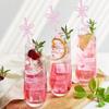10 Reusable Colorful Drinking Straws with Cleaning Brush view 4