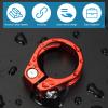 PATIKIL 31.8 mm Bicycle Seat Post Clamp, 2-Pack, Aluminum Alloy, Quick-Release, Red view 4