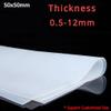 ACVACV Silicone Rubber Sheet for Tabletop Protection, High-Temperature Resistant, 50 x 50 mm, 10 mm Thick view 2