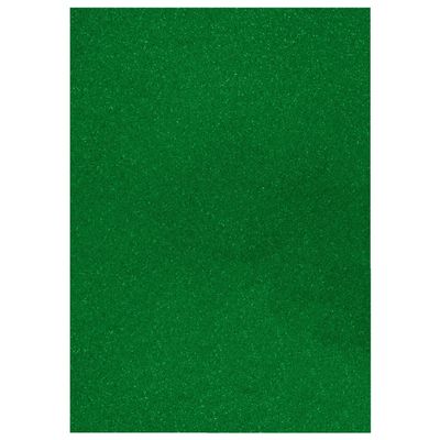 Glitter Cardstock, 200 g/m², One-Sided Glitter, 1 Sheet A4 (Dark Green)
