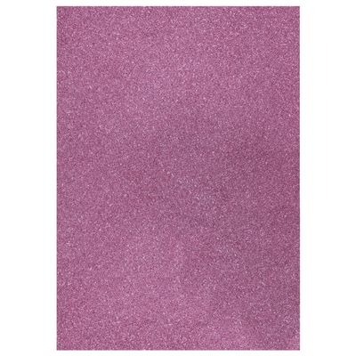 Glitter Cardstock, 200 g/m², One-Sided Glitter, 1 Sheet A4 (Lavender)