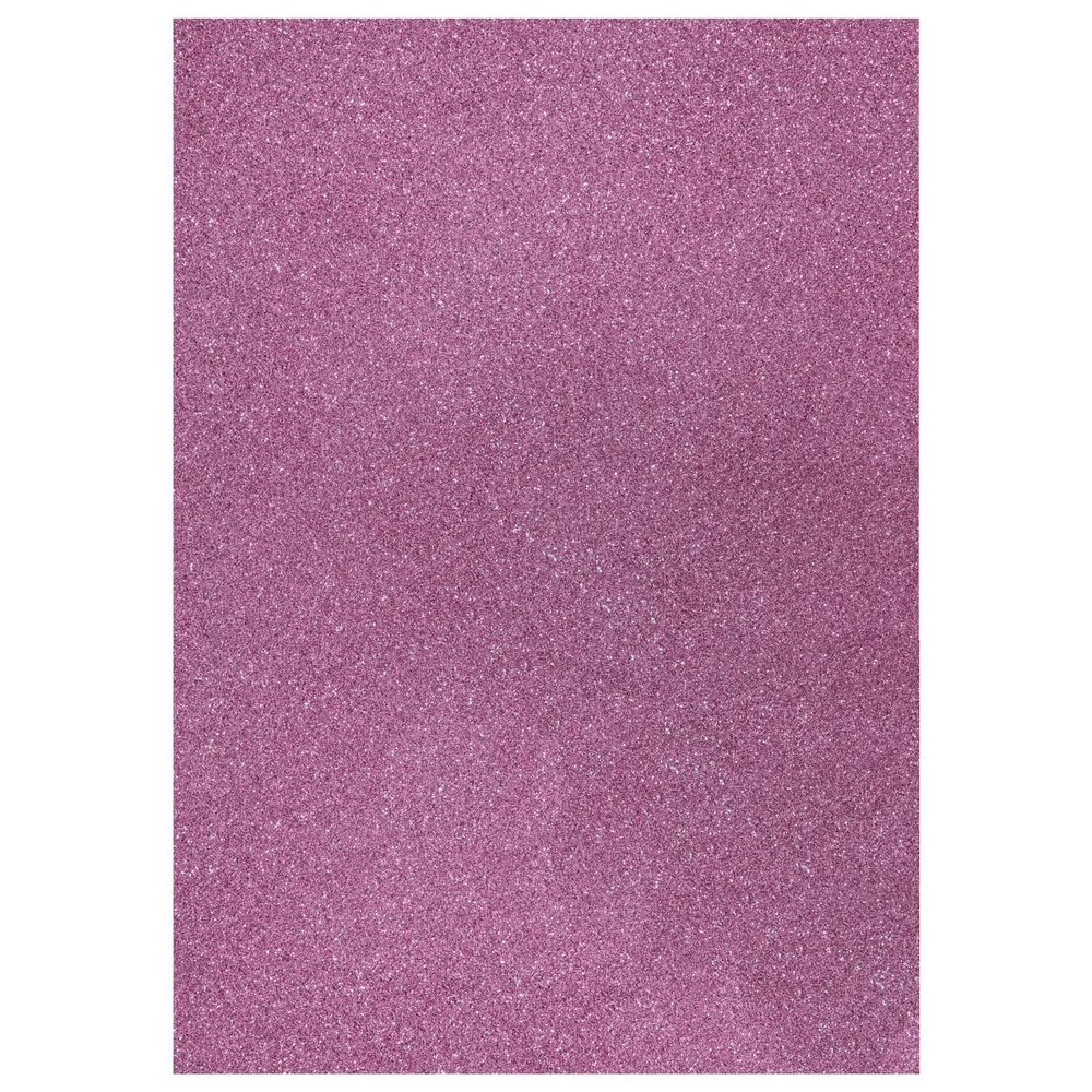 Glitter Cardstock, 200 g/m², One-Sided Glitter, 1 Sheet A4 (Lavender)