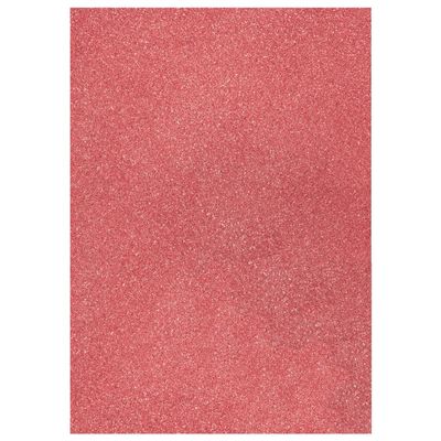 Glitter Cardstock, 200 g/m², One-Sided Glitter, 1 Sheet A4 (Light Pink)
