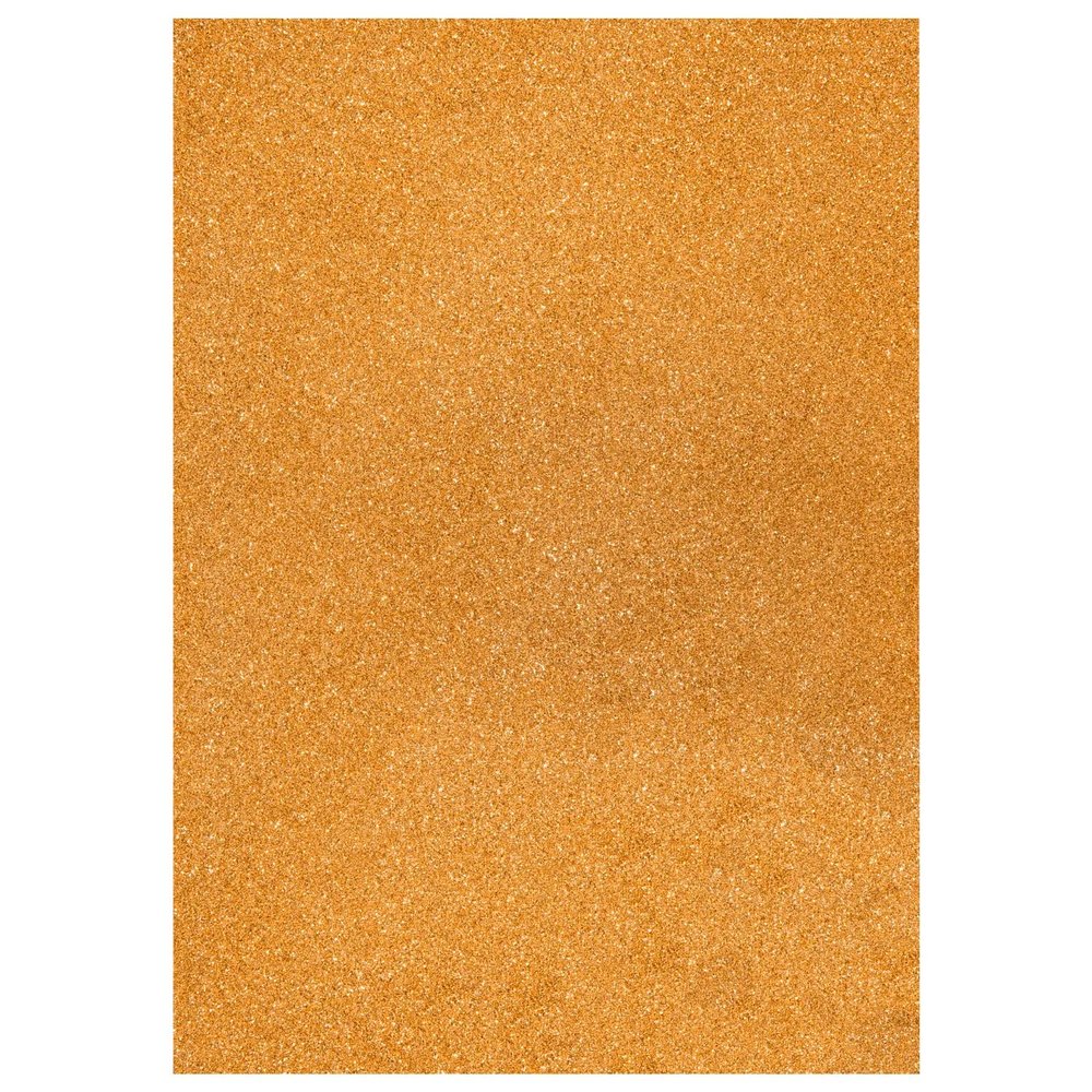 Glitter Cardstock, 200 g/m², One-Sided Glitter, 1 Sheet A4 (Gold)