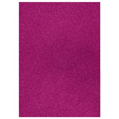 Glitter Cardstock, 200 g/m², One-Sided Glitter, 1 Sheet A4 (Purple)