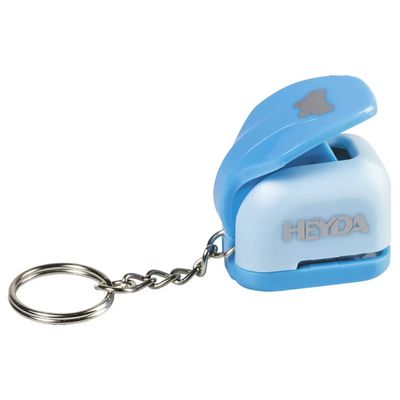 Mini Punch with Keyring, Butterfly Design