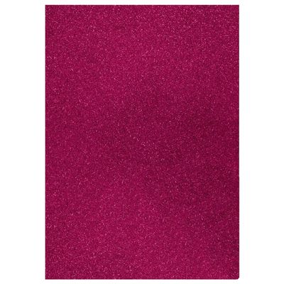 Glitter Cardstock, 200 g/m², One-Sided Glitter, 1 Sheet A4 (Purple)