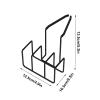 3-Slot Metal Sink Sponge Holder Organizer view 2