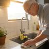 3-Slot Metal Sink Sponge Holder Organizer view 3