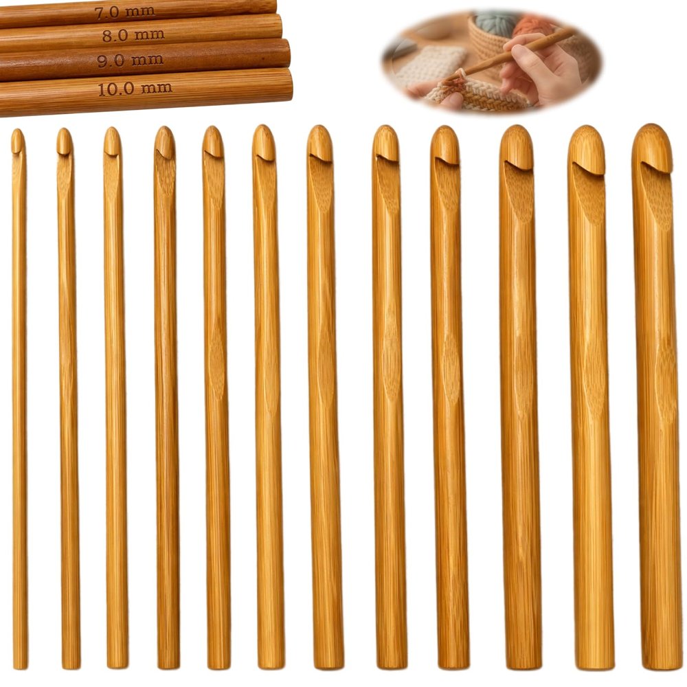 12-Piece Crochet Hook Set