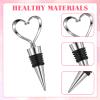 3 Pcs Reusable Heart-Shaped Bottle Stoppers view 3