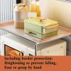 Microwave Oven Rack, Space-Saving Kitchen Countertop Organizer for Microwave and Rice Cooker, 28 x 38 x 34 cm view 4