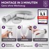 M. ROSENFELD HOME Flexible Sink Siphon Drain Assembly with Pop-Up Drain and Overflow view 2