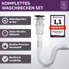 M. ROSENFELD HOME Flexible Sink Siphon Drain Assembly with Pop-Up Drain and Overflow view 3
