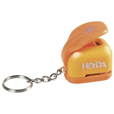 Mini Punch with Keyring, Flower Design