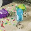 Mini Punch with Keyring, Flower Design view 4