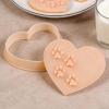 Heart-Shaped Cookie Cutter with Paw Print view 3