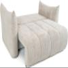 WFL GROUP 2-Seater Sleeper Sofa with Storage, Light Green Corduroy view 4