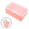 Small Parts Organizer for Pink Plastic Storage Box for Jewelry, Beads, and Craft Materials with Transparent Lid view 3