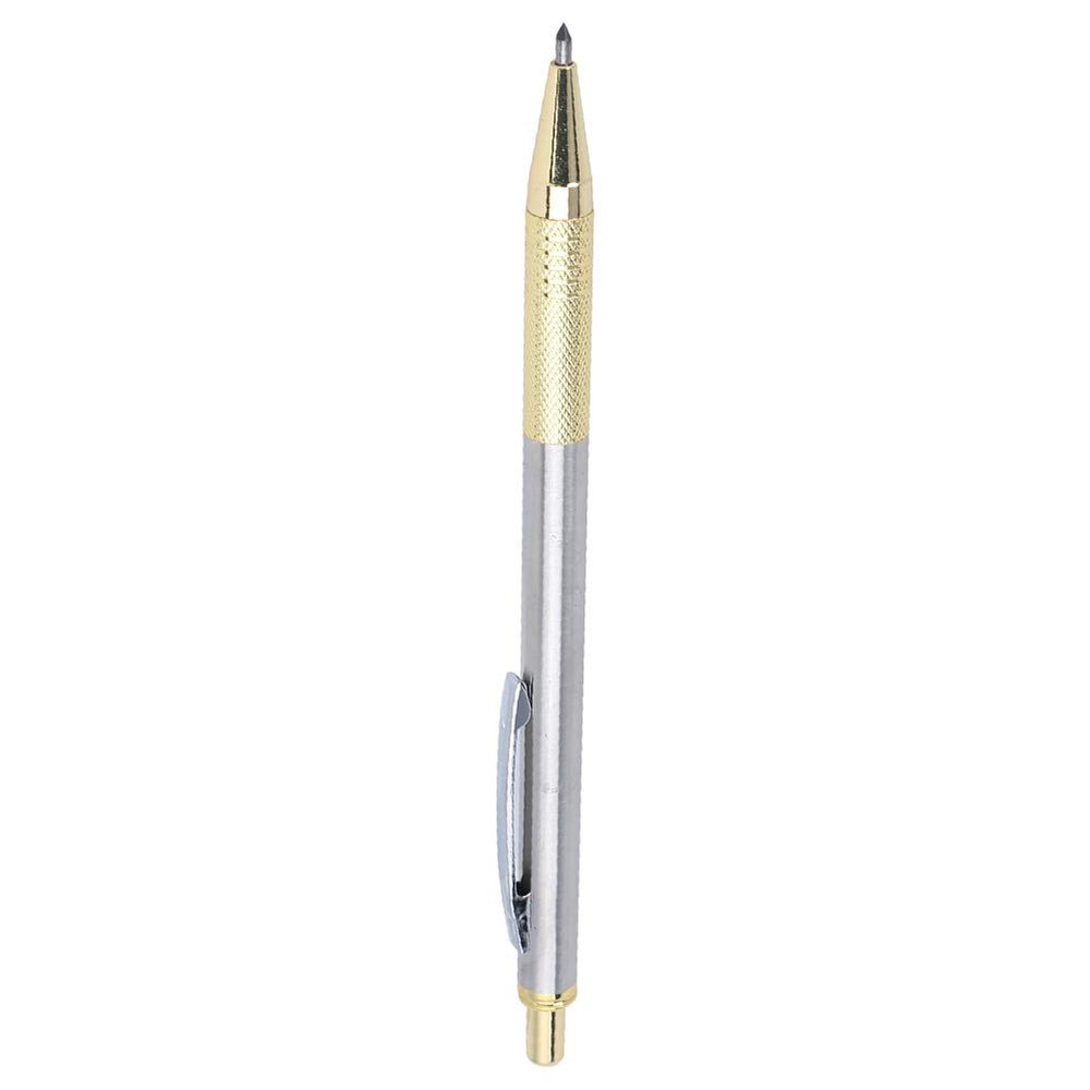 TOPINCN Scriber with High-Performance Tungsten Steel Tip for Metal and Glass, Gold