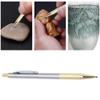 TOPINCN Scriber with High-Performance Tungsten Steel Tip for Metal and Glass, Gold view 3