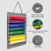 Vdaxvme Taekwondo Belt Display Case with Wall-Mounted Medal Holder, PVC, Holds 8 Belts view 3