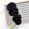 Gissroys Ruffle Trim Flower Appliqué, Sew-On Party Outfit Accessory view 3