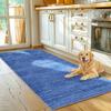 Voxirum Kitchen Runner Rug 100 x 200 cm, Washable, Non-Slip, Blue view 1