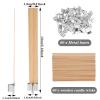 120pcs Wooden Wick Candle Set view 2
