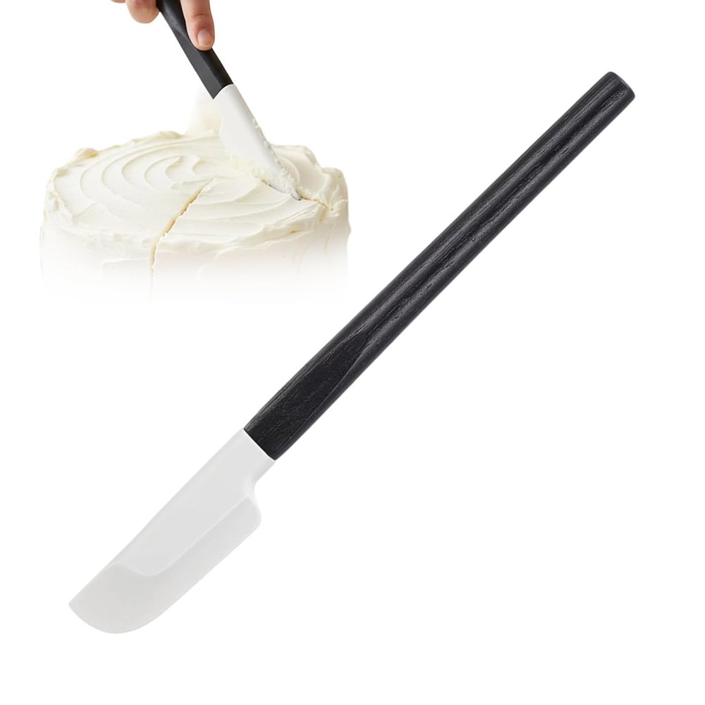 Flexible Silicone Spatula with Wooden Handle