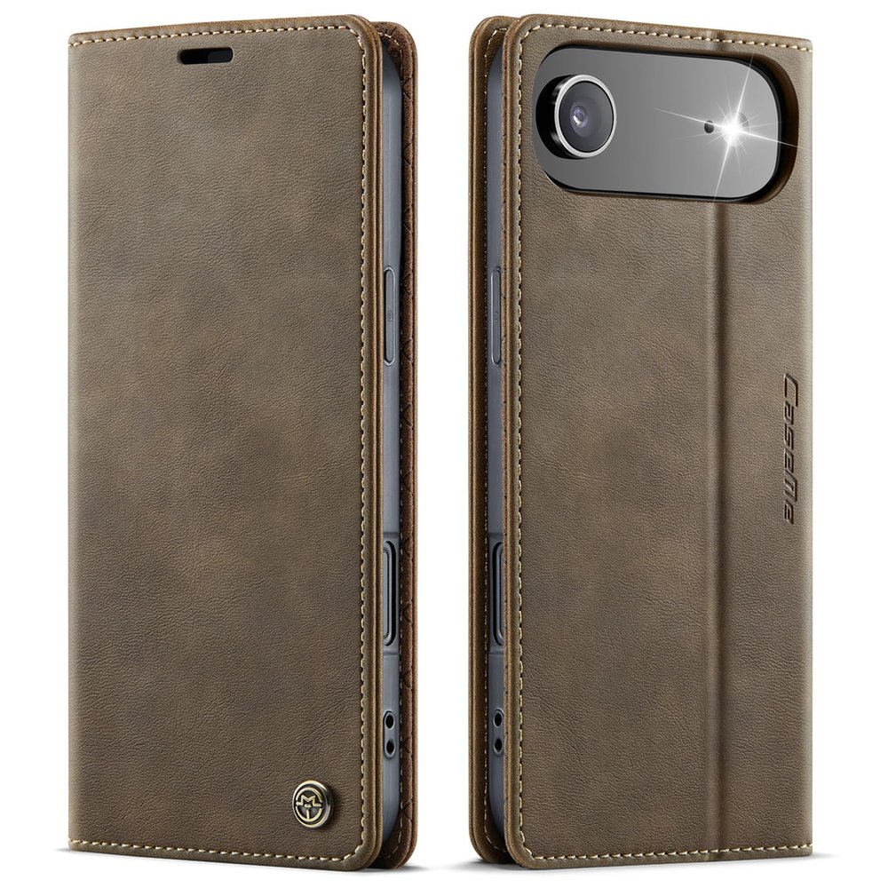 SWP Luxurise Wallet Case for iPhone Air 17Air, RFID-Blocking, Magnetic, 2 Card Slots, Cash Pocket, Adjustable Stand