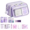 Genrico Aesthetic School Supplies Set with Cute Pencil Case and Pen Organizer view 1