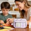 Genrico Aesthetic School Supplies Set with Cute Pencil Case and Pen Organizer view 2